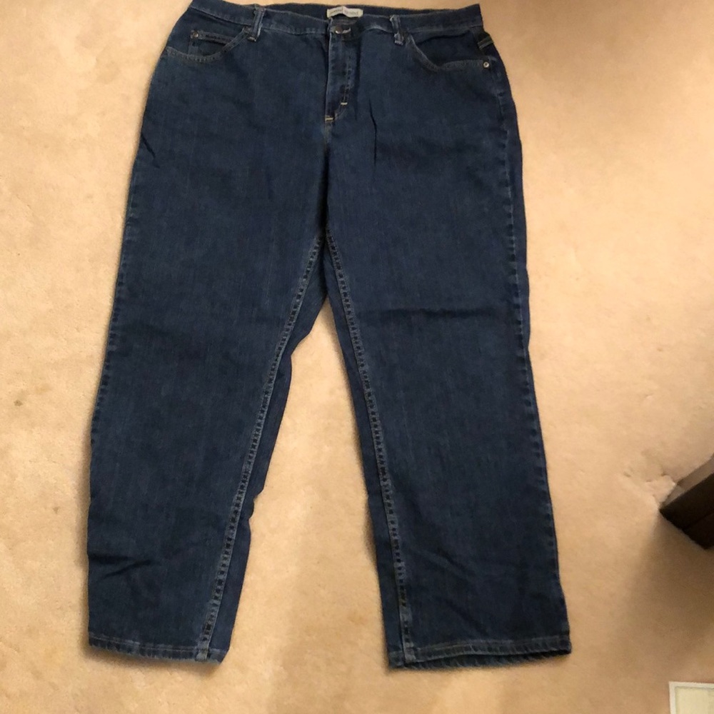 Riders relaxed fit blue jeans. Size 18 petite.